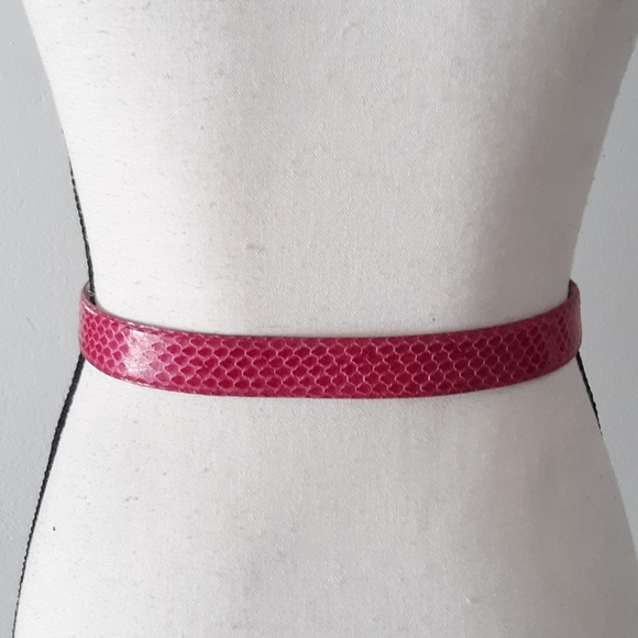 VTG Rayman Ridless Snakeskin Belt - Picture 5 of 6
